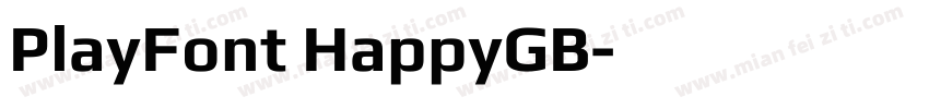 PlayFont HappyGB字体转换